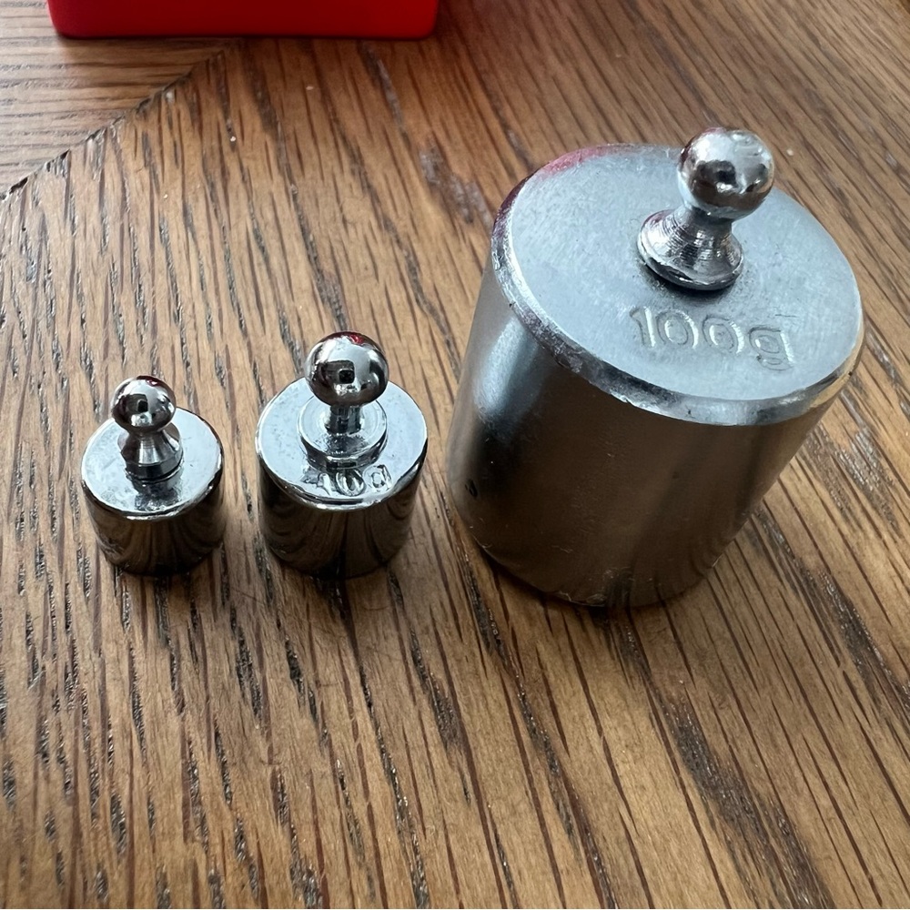 ✨ Calibration Weights Set 100g 10g 5g for Physical Laboratory, Medical, Dental